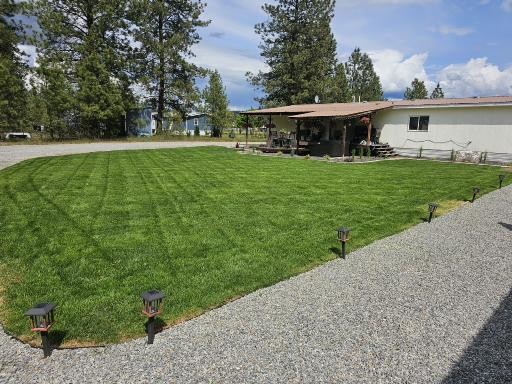 After Complete Landscape & Irrigation Overhaul in Chattaroy, WA