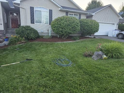 After Seasonal Pruning, Bed Cleanout & Bark Refresh in Spokane, WA