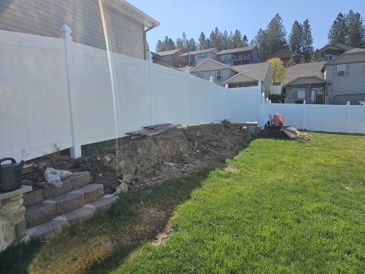 Before Retaining Wall Replacement & AB Wall Installation in Spokane, WA — South Hill