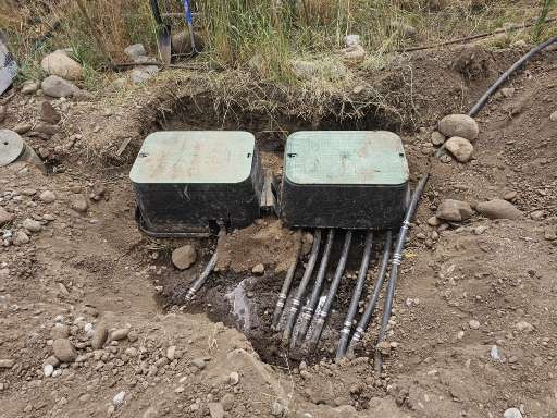 Before 8-Zone Irrigation Installation Across 2.5 Acres in Spokane Valley, WA
