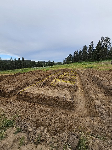 After Barn & Stable Foundation Excavation in Spokane, WA