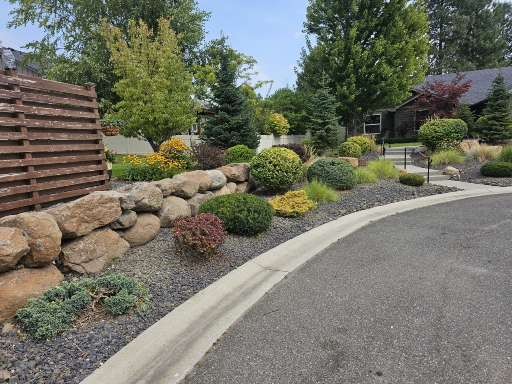 After Seasonal Shrub Pruning & Landscape Refresh in Spokane, WA